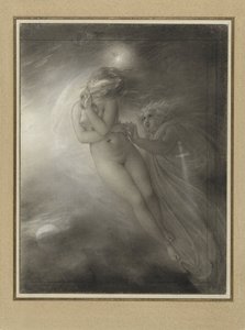 Les esprits de Malvina et Oscar - Anne Louis Girodet Trioson