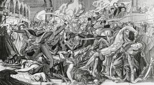 Répression française lors de la révolte du Caire, 21 octobre - Anne Louis Girodet de Roucy Trioson