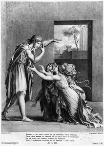 Andromaque aux pieds de Pyrrhus, illustration de l
