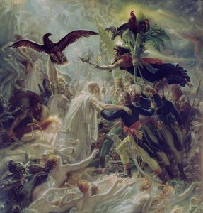 Apothéose des héros français morts pour leur pays pendant la guerre pour la liberté