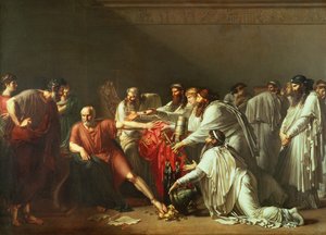 Hippocrate (c.460-c.377 av. J.-C.) refusant les cadeaux d
