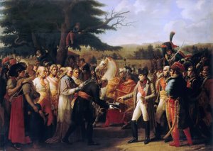 Napoléon Bonaparte recevant les clés de Vienne au palais de Schönbrunn, 13 novembre 1805