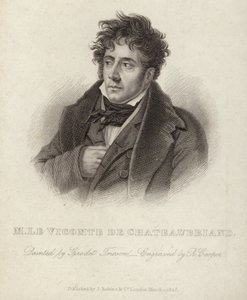 Portrait du vicomte de Chateaubriand - Anne Louis Girodet de Roucy Trioson
