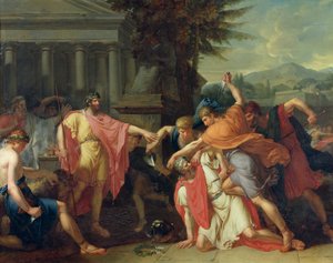 La mort de Tatius - Anne Louis Girodet de Roucy Trioson