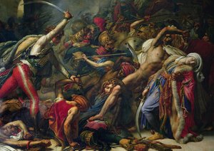 La révolte au Caire, 21 octobre 1798 (détail) - Anne Louis Girodet de Roucy Trioson