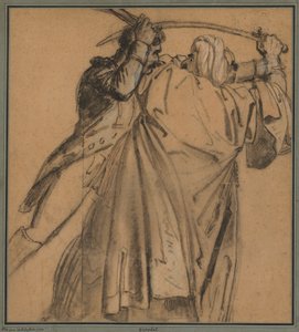 Deux Arabes, pour La Révolte du Caire, vers 1810 - Anne Louis Girodet de Roucy Trioson