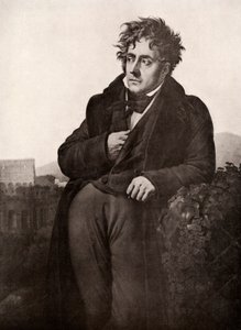 François-René, vicomte de Chateaubriand, écrivain et diplomate français, début du 19ème siècle