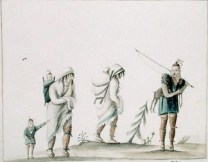 Famille indienne, c.1807 - Anne Marguerite Hyde de Neuville