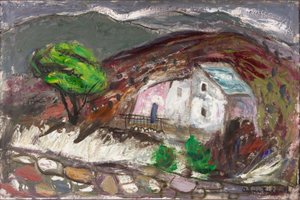 La vallée de San Martino di Lota, Corse, vers 1950-60