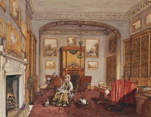 Le boudoir à Northwick Park, vers 1830 - Anne Rushout