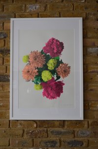 Bonheur en fleurs encadré, 2017 - Anne Storno