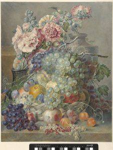Nature morte avec fruits et fleurs