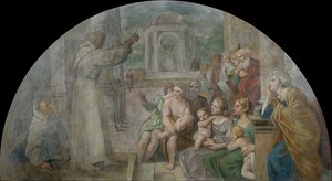 Saint Didace prêchant