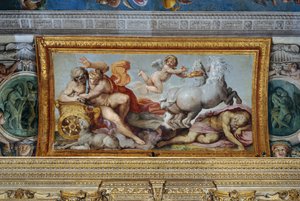 Aurora enlève Céphale, détail de la voûte de la Galerie, 1597-1604 - Annibale Carracci