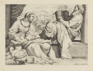 Sainte Famille avec le jeune Jean-Baptiste - Annibale Carracci