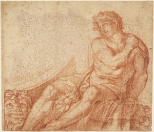 Ignudo aus der Galleria Farnese - Annibale Carracci
