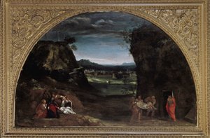 Paysage avec déposition