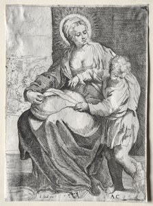 Madone au corbeau blanc, 1500s - Annibale Carracci