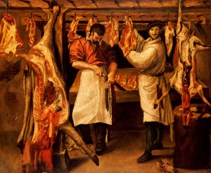 La Boucherie - Annibale Carracci