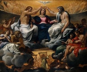 Le Couronnement de la Vierge, après 1595 - Annibale Carracci