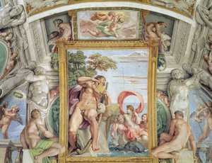 La Galerie de Carracci, (détail)