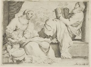 La Sainte Famille avec Saint Jean-Baptiste - Annibale Carracci