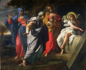 Les Saintes Femmes au tombeau du Christ, vers 1597-8 - Annibale Carracci