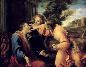 Le Jeune Tobie guérit son père aveugle, vers 1600 - Annibale Carracci