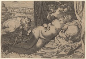 Vénus et un satyre