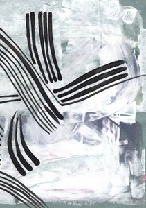 Lignes abstraites aux traits audacieux