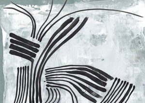 Lignes noires dynamiques - Annick
