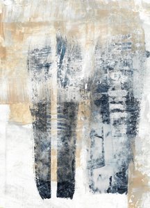 Abstrait vertical aux tons discrets - Annick