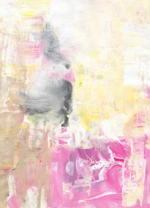 Abstrait rose vif et jaune