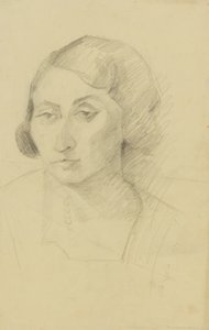 Portrait de dame - Anny Dollschein