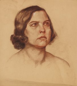 Portrait de dame - Anny Dollschein