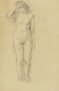 Nu féminin debout