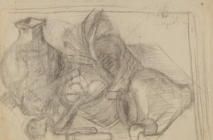 Nature morte avec cruches - Anny Dollschein
