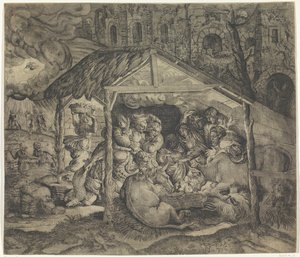 Adoration des bergers - Anonymous
