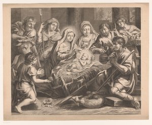 Adoration des bergers - Anonymous