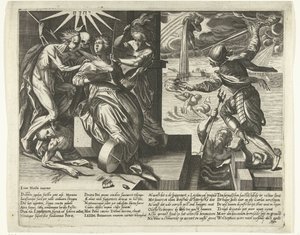 Allégorie de la détresse et du secours de Leyde, 1574 - Anonymous