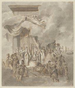 Allégorie sur le règne du roi Guillaume I, 1838 - Anonymous