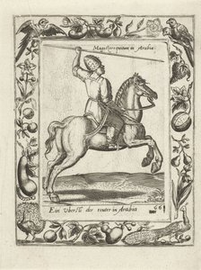 Chef arabe à cheval