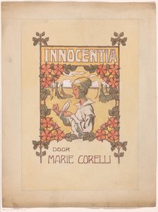 Conception de couverture pour : Marie Corelli, Innocentia : vie de rêve et réalité (Innocence), 1915 - Anonymous
