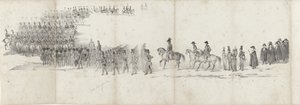 Funérailles du feu roi Guillaume II à Delft le 4 avril 1849 - Anonymous