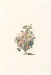 Vase de fleurs avec des pivoines - Anonymous