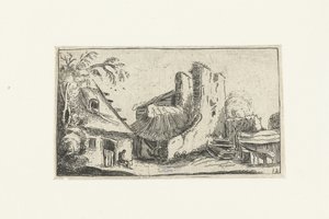Ferme près des ruines d