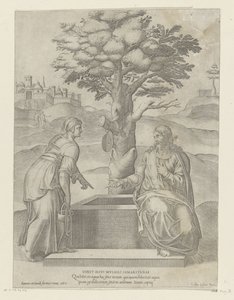 Christ et la femme samaritaine au puits