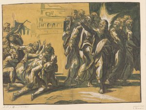 Le Christ guérit les lépreux - Anonymous