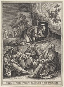 Christ dans le jardin de Gethsémani (série Scènes de la Passion du Christ) - Anonymous