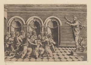 Le Christ parle aux apôtres - Anonymous